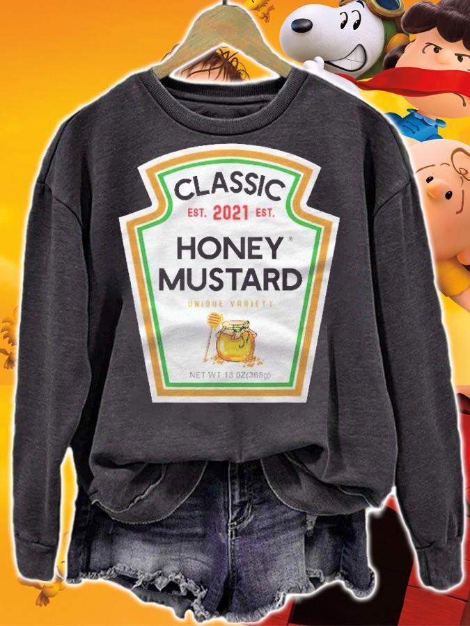 Honey Mustard Diy Halloween Costume Matching Group Mustard Shirt sweatshirt