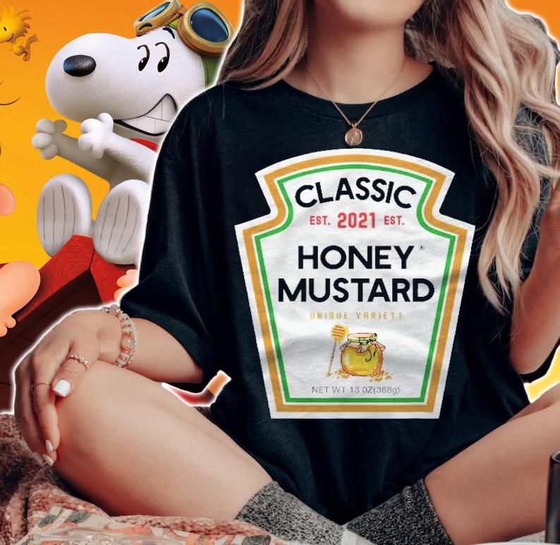 Honey Mustard Diy Halloween Costume Matching Group Mustard Shirt woman shirt