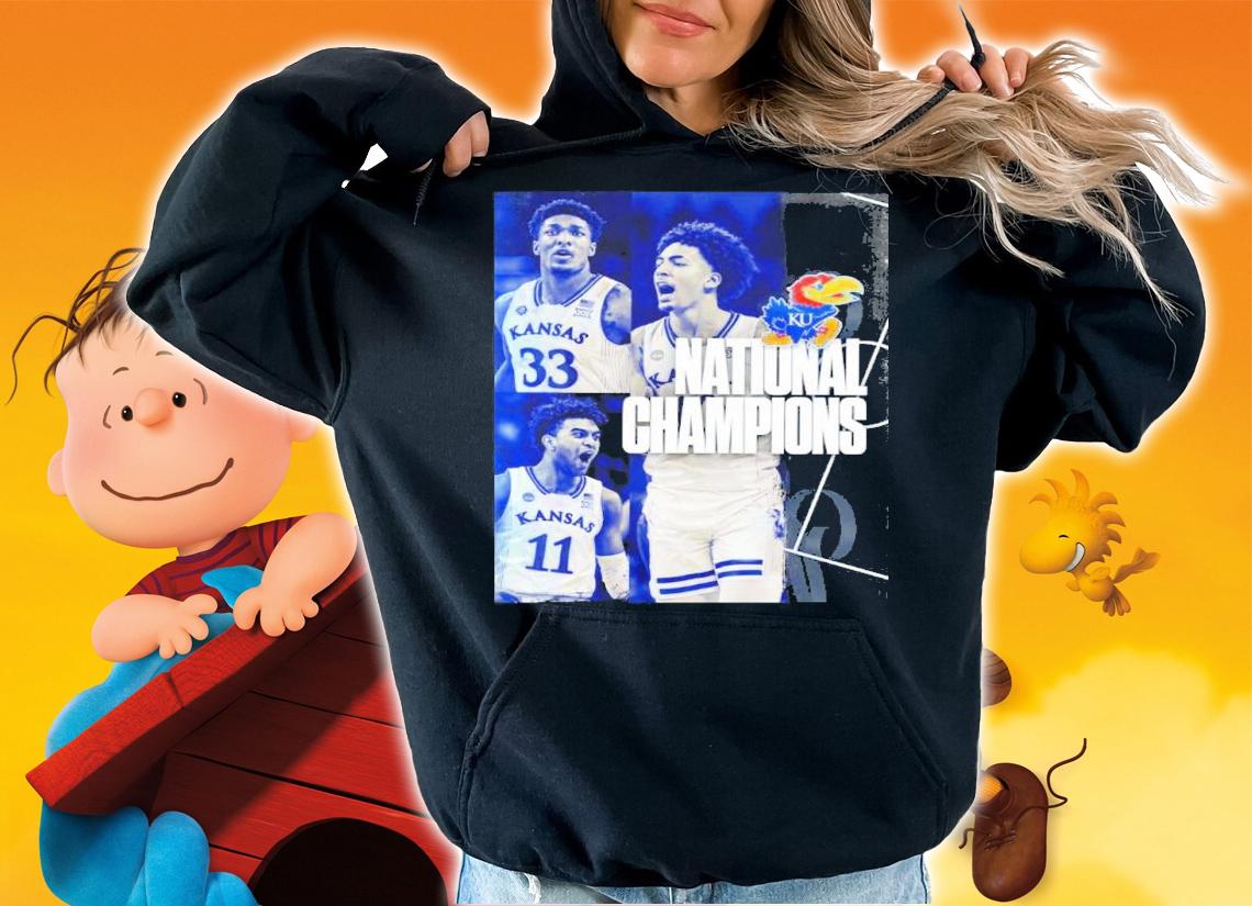 Kansas Jayhawks National Champions NCAA Divison I Men's Basketball 2022 Shirt hoodie