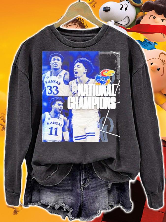 Kansas Jayhawks National Champions NCAA Divison I Men's Basketball 2022 Shirt sweatshirt