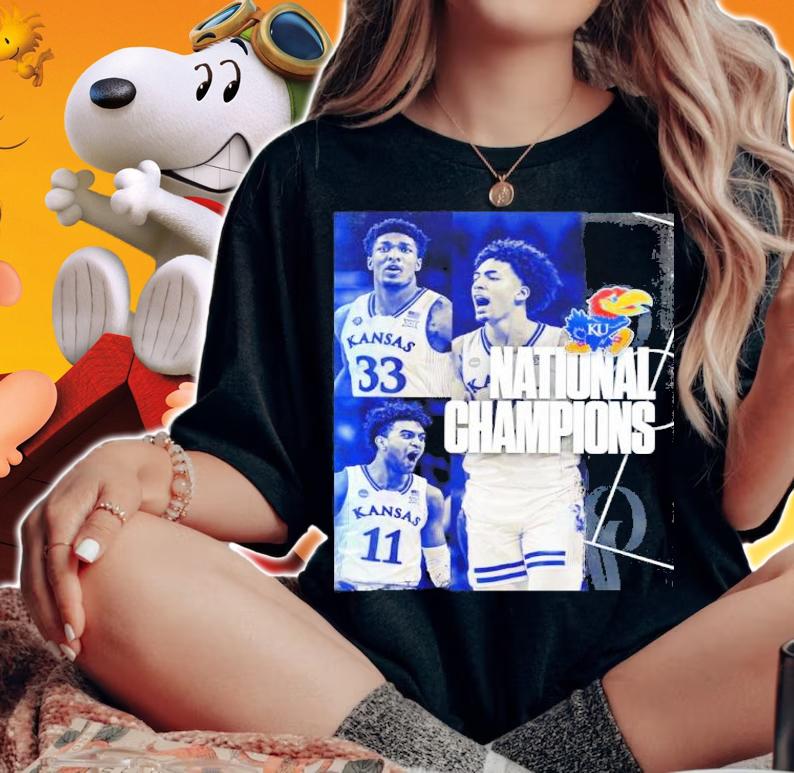 Kansas Jayhawks National Champions NCAA Divison I Men's Basketball 2022 Shirt woman shirt