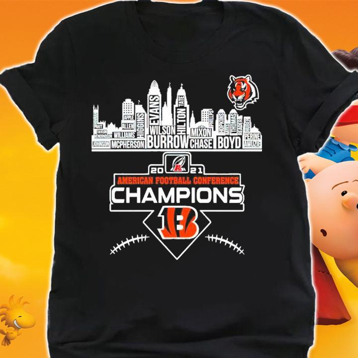 Cincinnati Bengals 2021 American Football Conference Champions Shirt shirt
