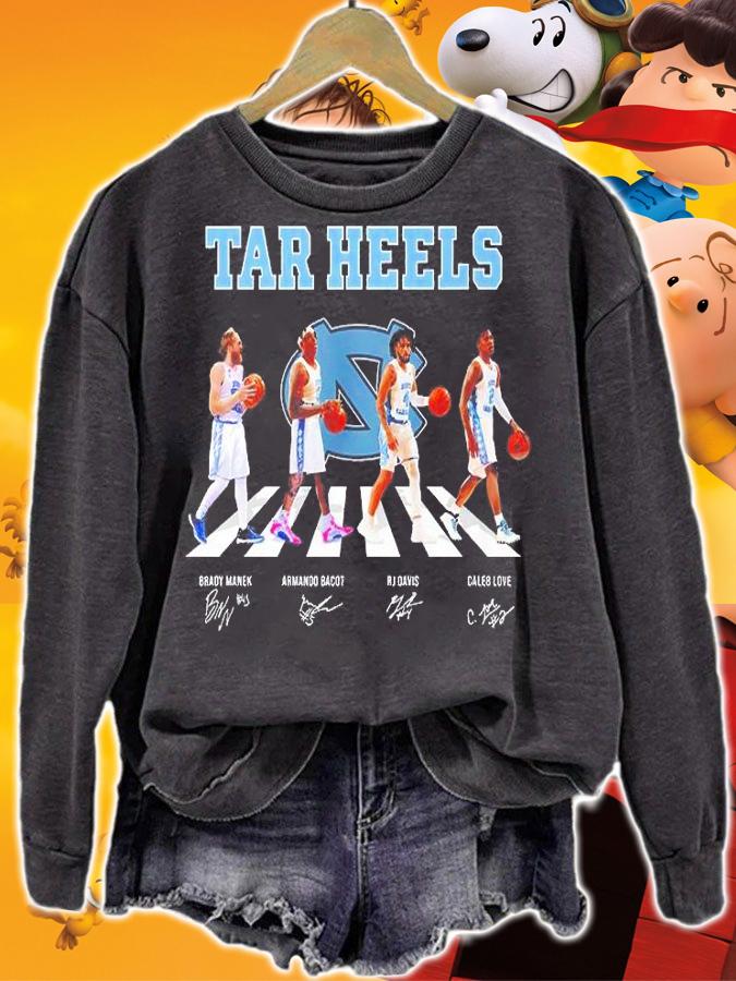 North Carolina Tar Heels Abbey Road Champions Signatures T-Shirt sweatshirt