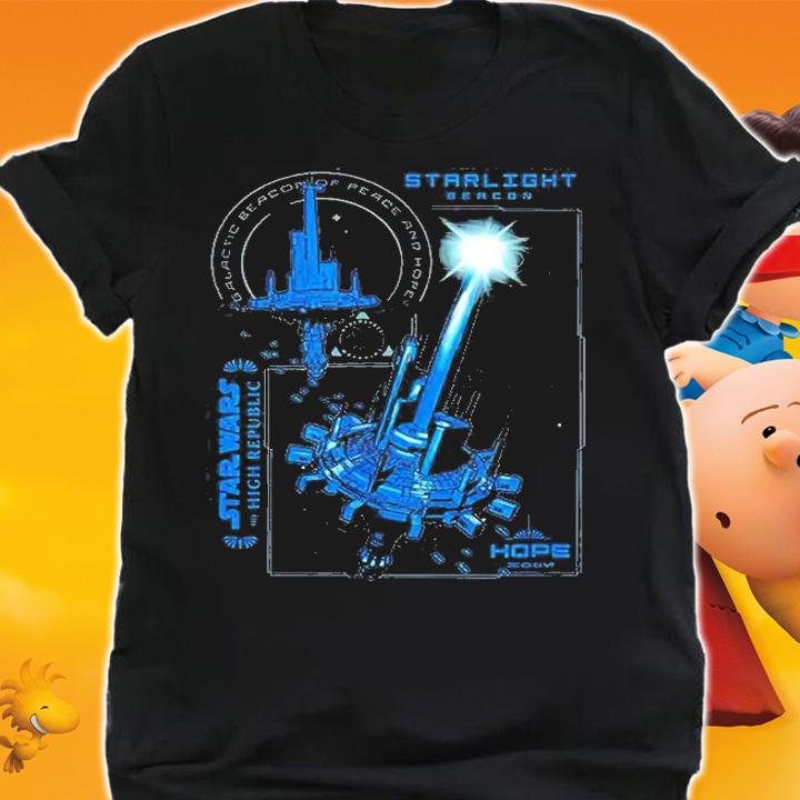 Star Wars High Republic Starlight Station Schematic T-Shirt shirt