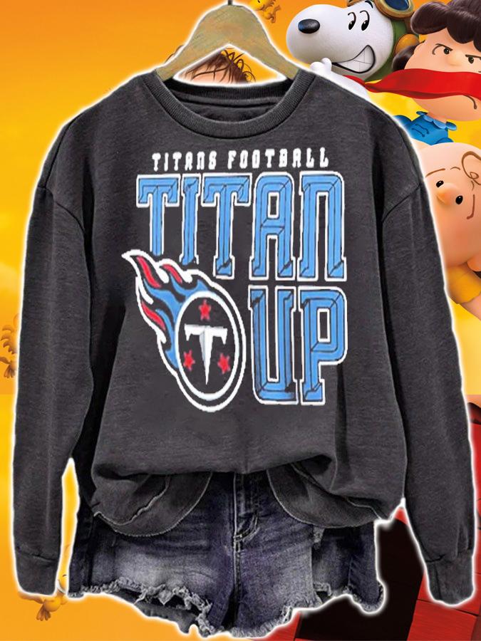 Tennessee Titans Fanatics Branded Titan Up Hometown T-Shirt sweatshirt