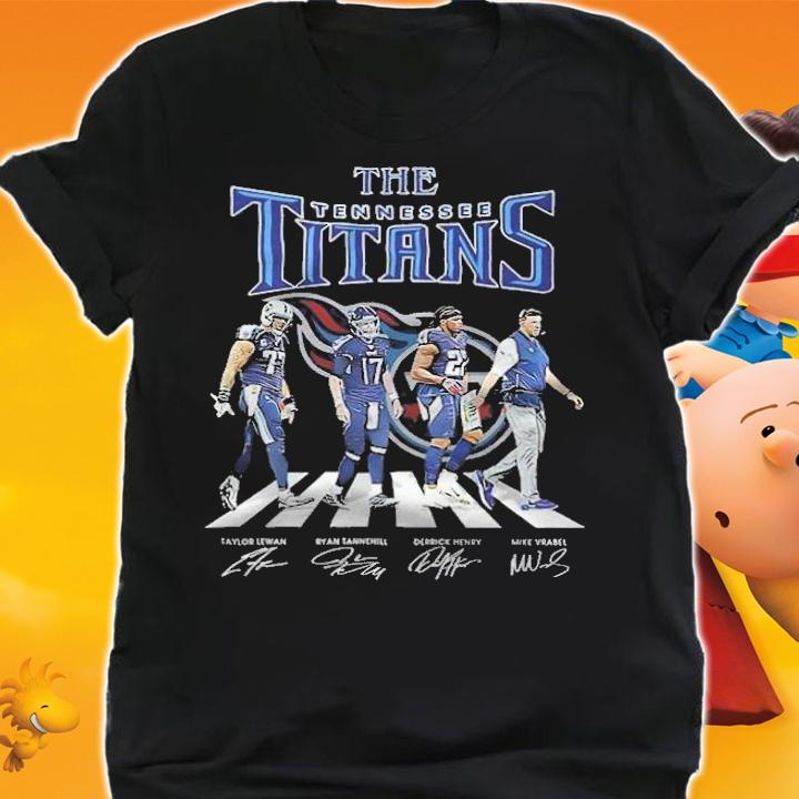The Tennessee Titans Abbey Road signatures shirt shirt