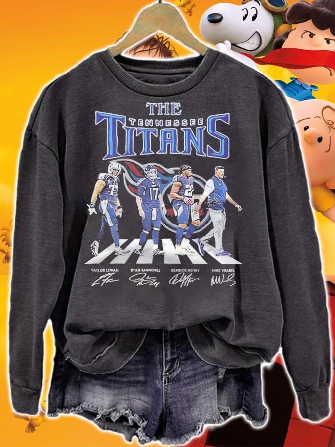 The Tennessee Titans Abbey Road signatures shirt sweatshirt