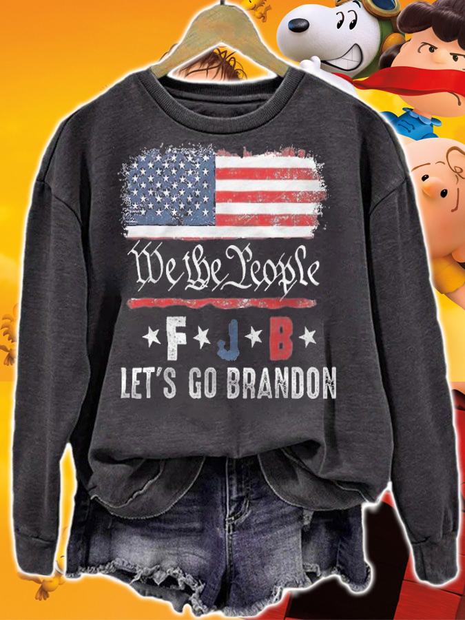We The People FJB Lets Go, Brandon Conservative Anti Liberal T-Shirt