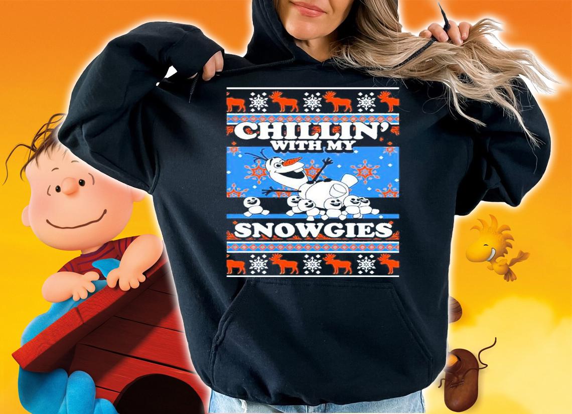 Disney Frozen Olaf Chillin' Snowgies Ugly Christmas Shirt