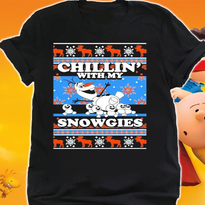 Disney Frozen Olaf Chillin' Snowgies Ugly Christmas Shirt