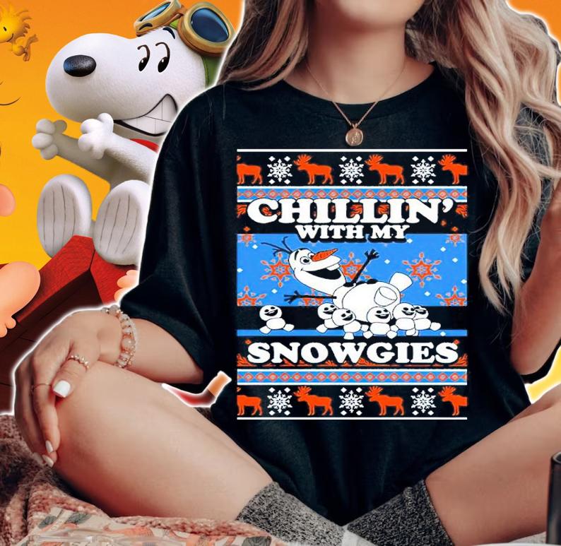 Disney Frozen Olaf Chillin' Snowgies Ugly Christmas Shirt