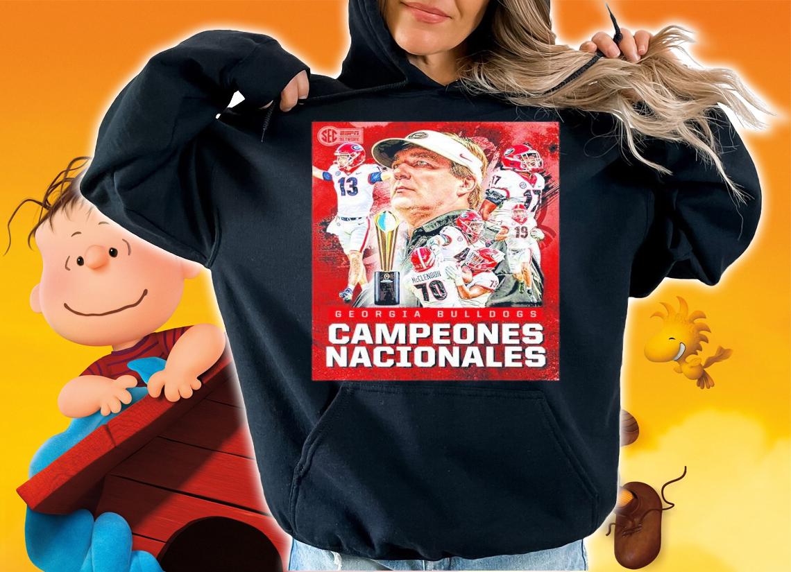 Georgia Bulldogs Campeones Nacionales 2022 Shirt hoodie