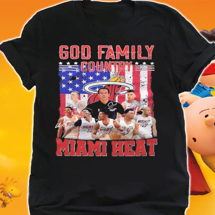 God Family Country Miami Heat Shirt shirt