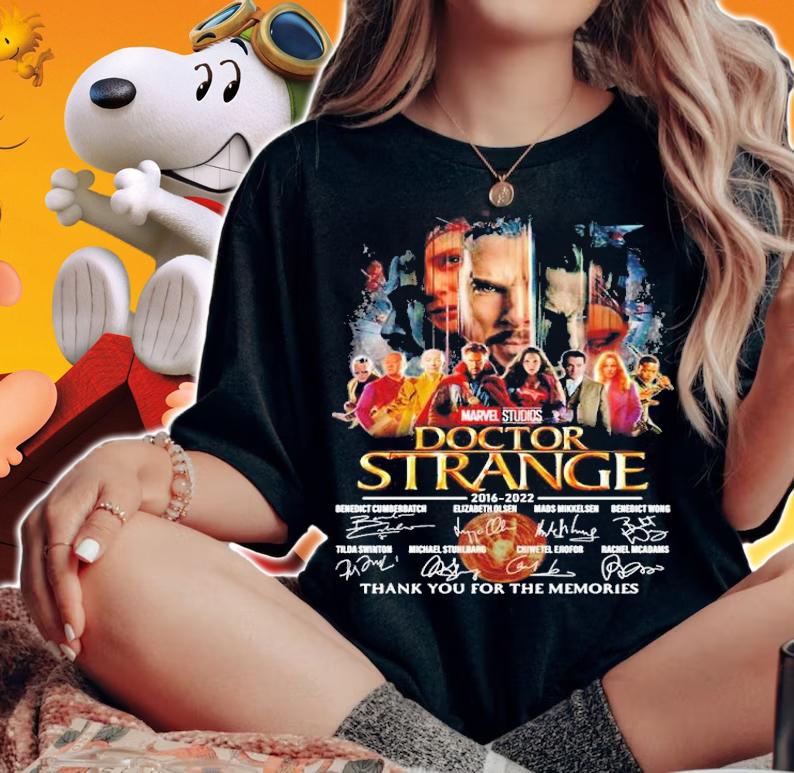 Marvel Studios Doctor Strange 2016-2022 Signatures Thank You For The Memories Shirt woman shirt