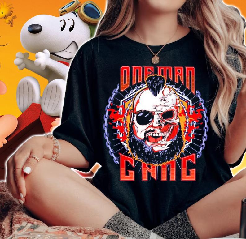 One Man Gang Skeleton Crew Shirt woman shirt