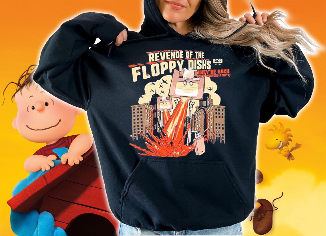 Revenge Of The Floppy Disks They're Back With Weapons And Shit T-Shirt