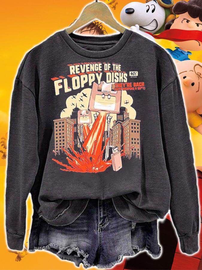 Revenge Of The Floppy Disks They're Back With Weapons And Shit T-Shirt