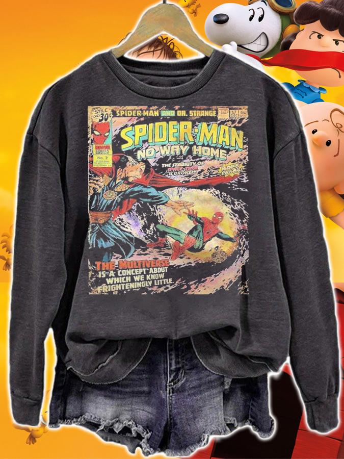Spider-Man and Strange no way home poster T-shirt sweatshirt