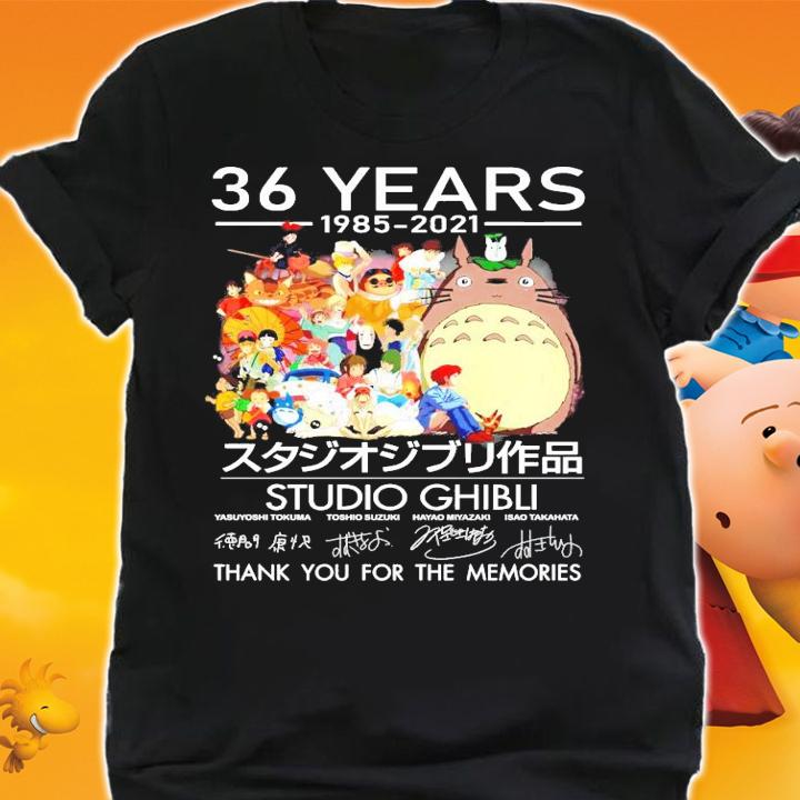 36 years 1985-2021 Studio Ghibli signature shirt shirt
