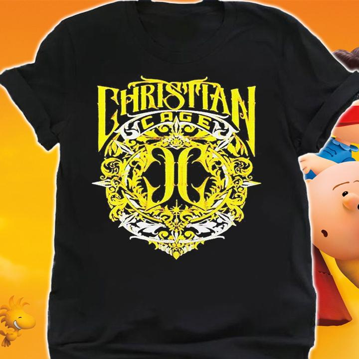 Christian Cage virtue gold T-shirt shirt