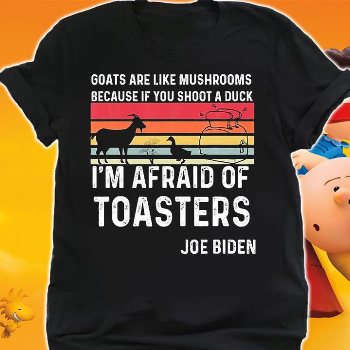 Goats Are Like Mushrooms If You Shoot A Duck Retro T-Shirt shirt