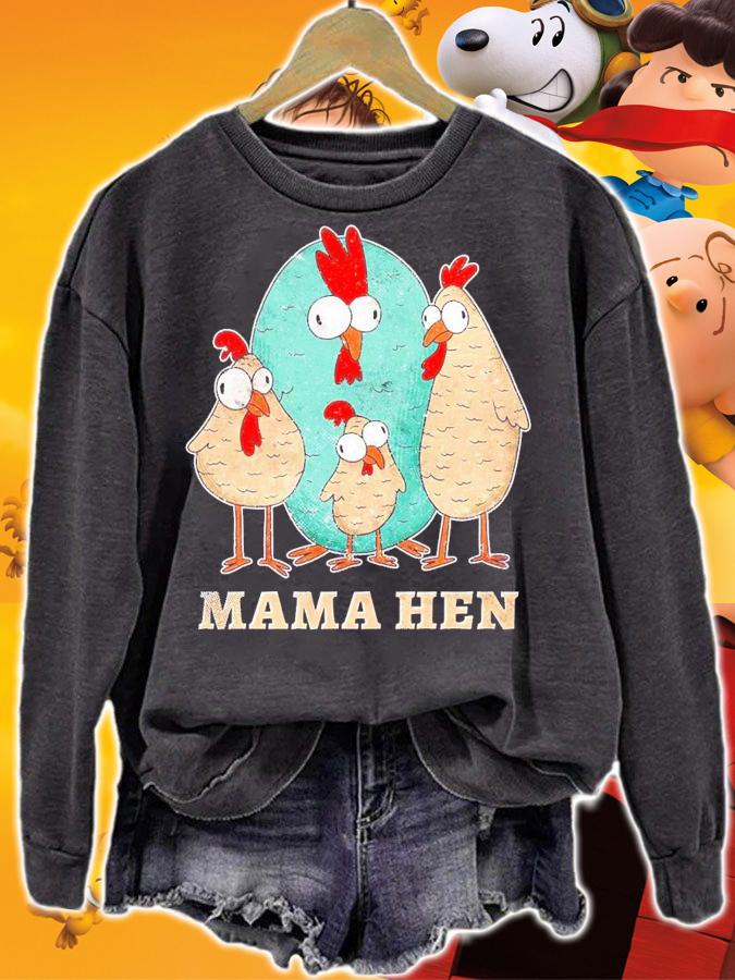 Mama hen Chicken Farmer hen shirt sweatshirt