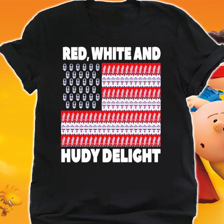 Red white and hudy delight shirt shirt
