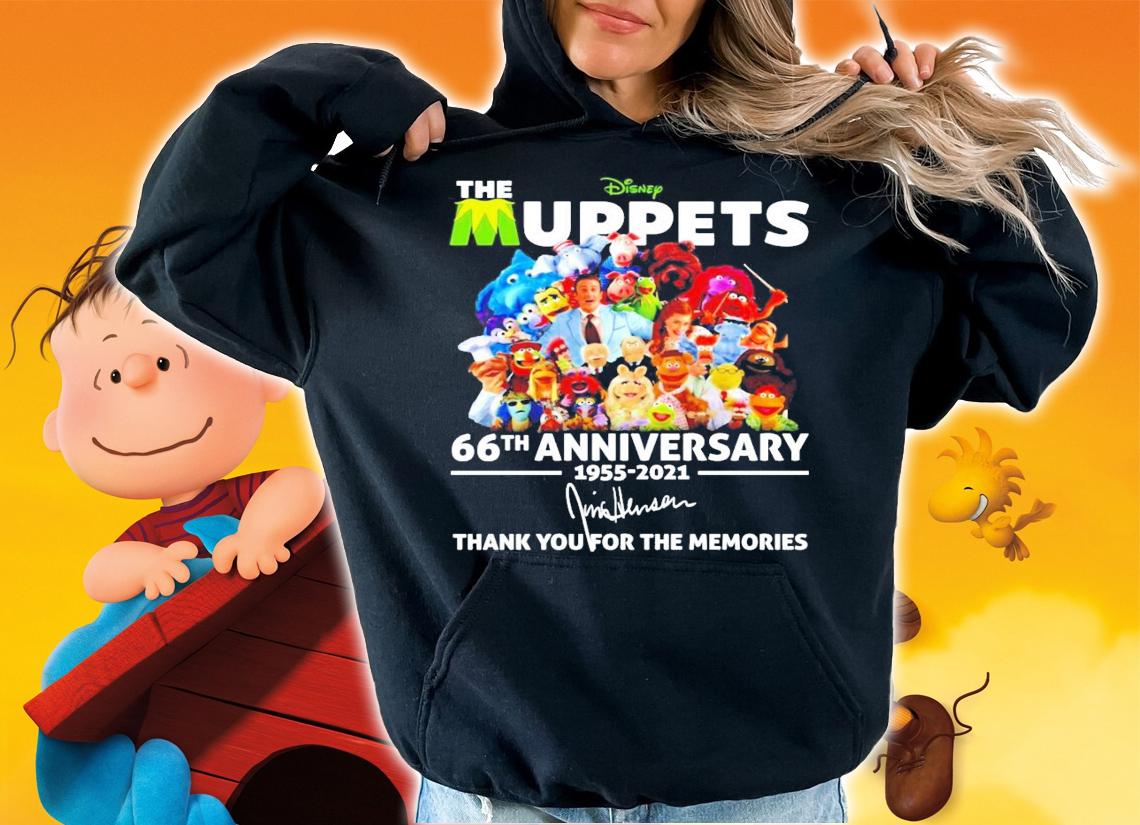 The Muppets 66th anniversary 1955-2021 signature t-shirt