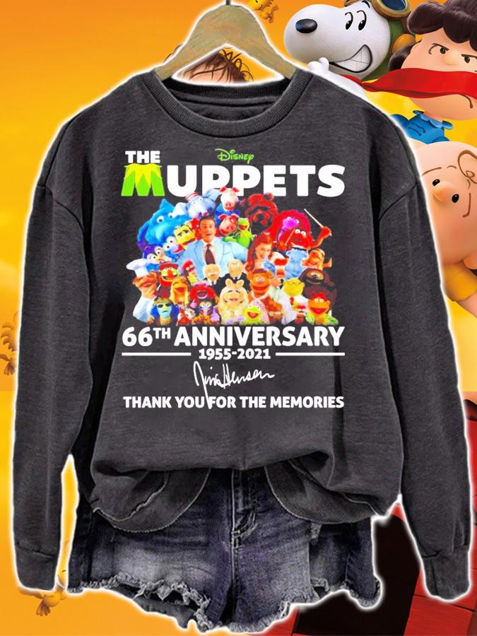 The Muppets 66th anniversary 1955-2021 signature t-shirt