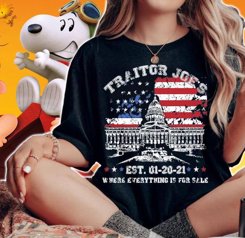Traitor Joe's Est 1 20 21 Where Everything Is For Sale White House Vintage T-Shirt