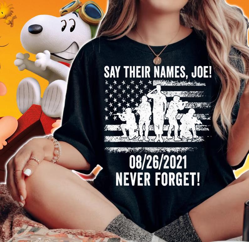 02 26 2021 Say Their Names Joe Never Forget T-Shirt
