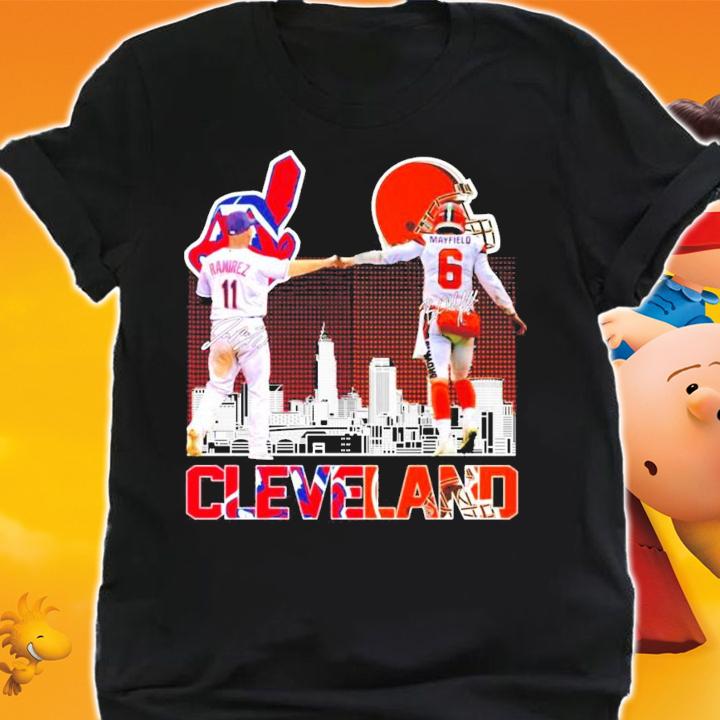 Cleveland Ramirez vs Mayfield signature t-shirt shirt