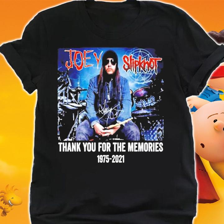 Joey Slipknot thank you for the memories signature shirt shirt