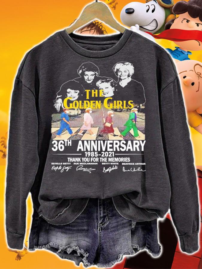 The Golden Girls 36th anniversary 1985-2021 signatures Abbey Road shirt