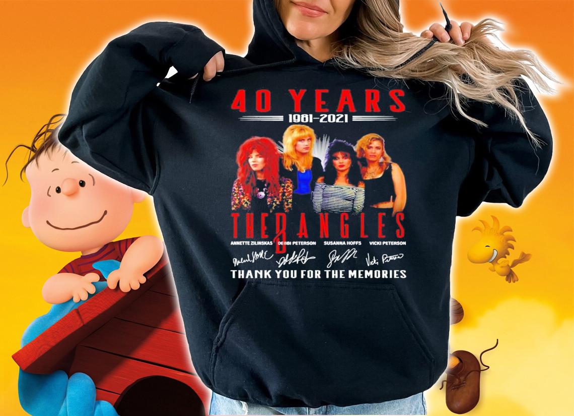 40 years 1981-2021 The Bangles signatures shirt