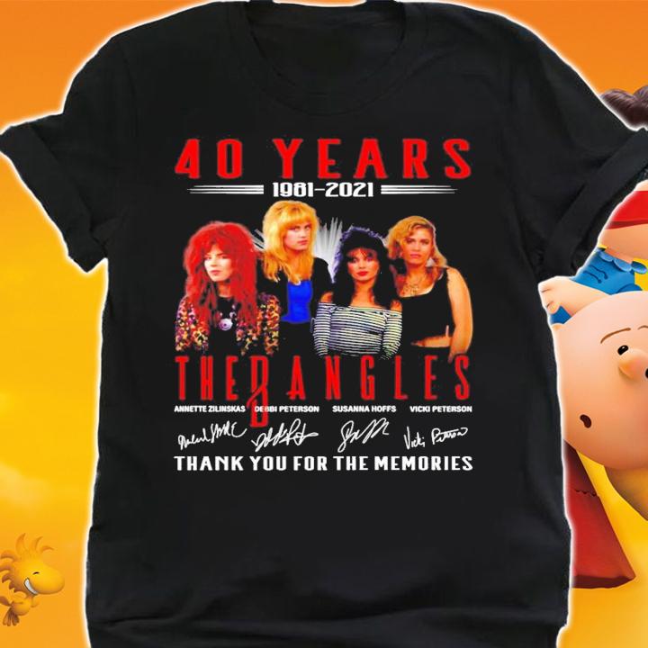 40 years 1981-2021 The Bangles signatures shirt