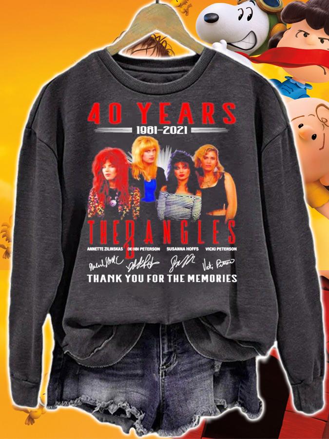 40 years 1981-2021 The Bangles signatures shirt