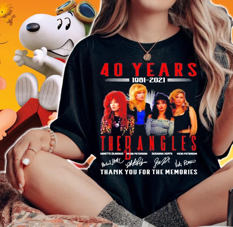40 years 1981-2021 The Bangles signatures shirt
