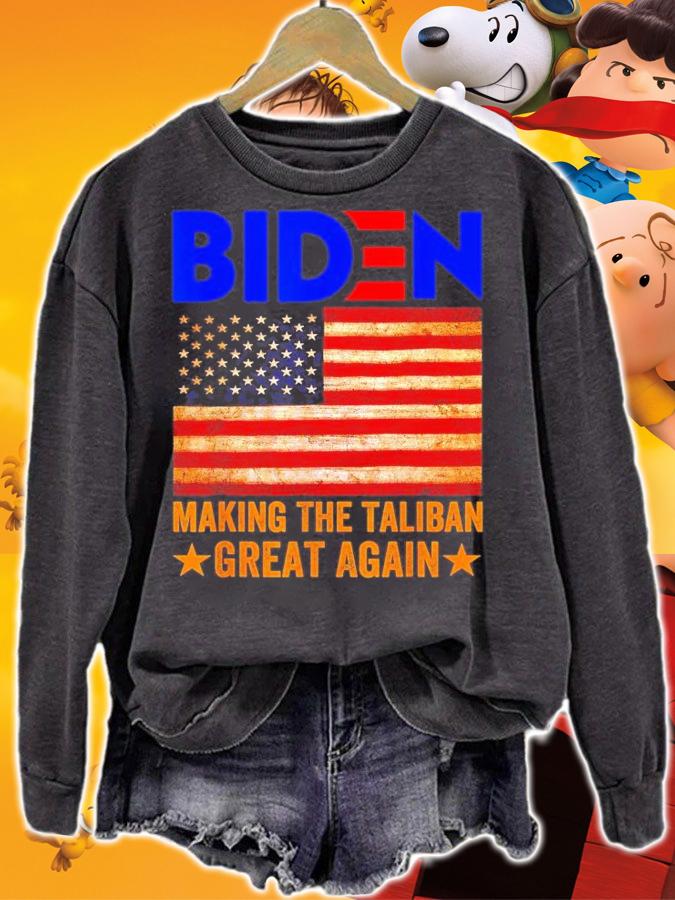 American Flag Joe Biden Making The Taliban Great Again shirt sweatshirt