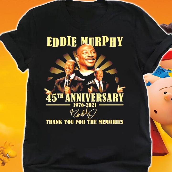Eddie Murphy 45th anniversary 1976-2021 signature shirt shirt