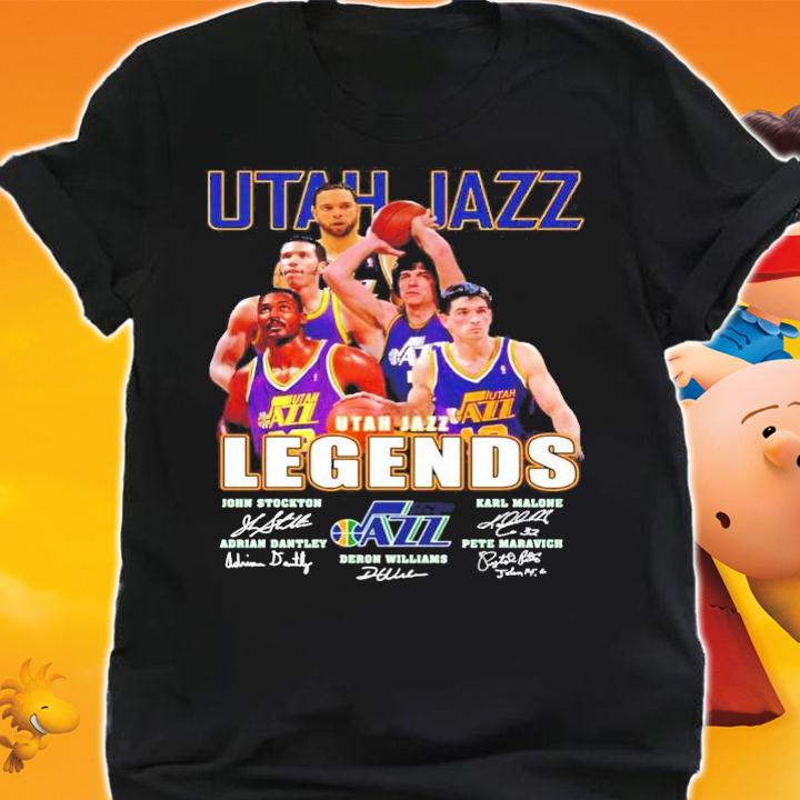 Legends Utah Jazz signature shirt shirt