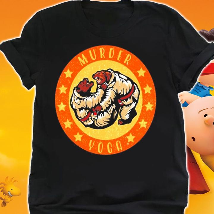 Murder Yoga bear shirt