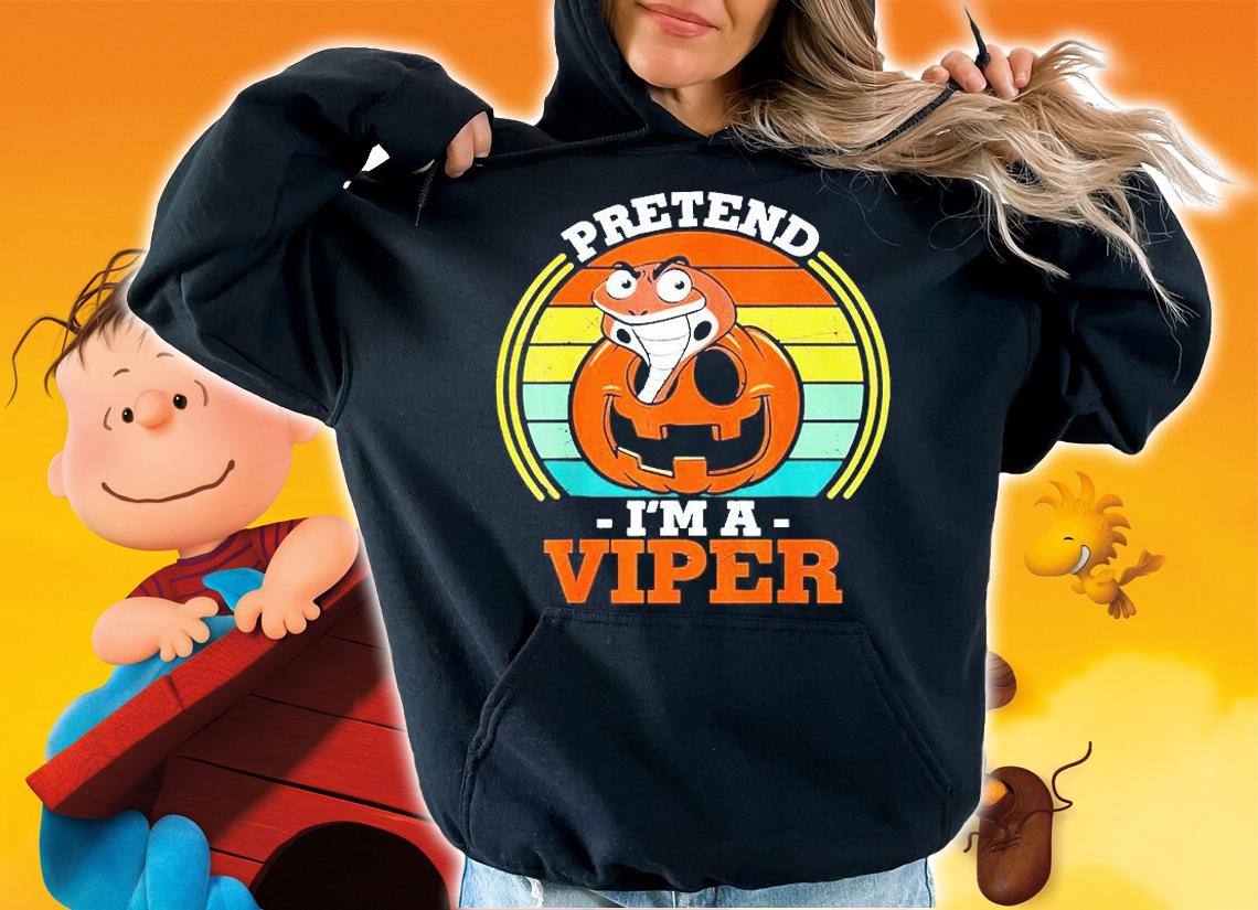 Pretend I'm a Viper Halloween Vintage T-shirt