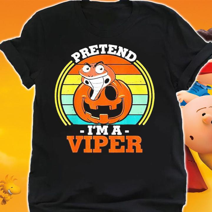 Pretend I'm a Viper Halloween Vintage T-shirt