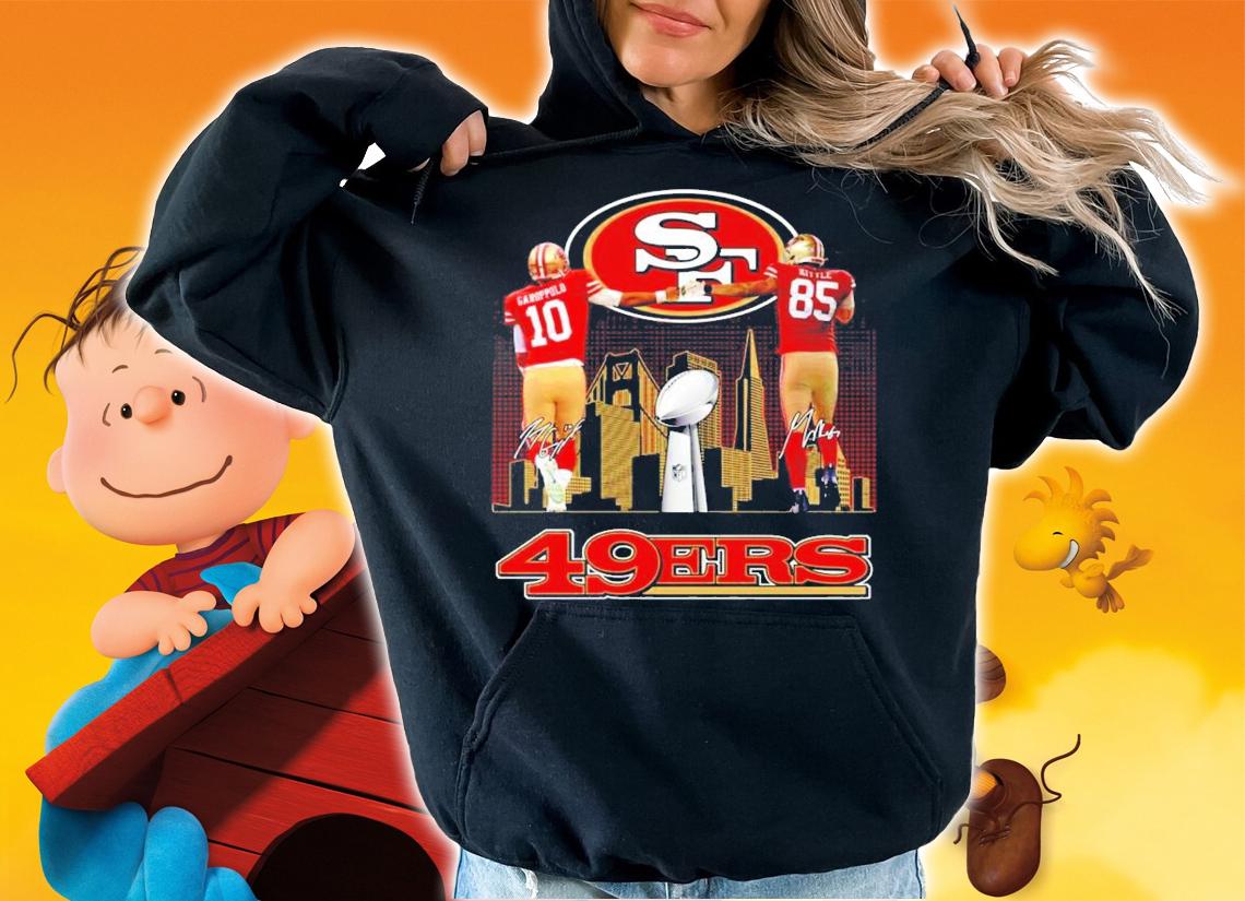San Francisco 49ERS Jimmy Garoppolo and George Krieger Kittle signature shirt