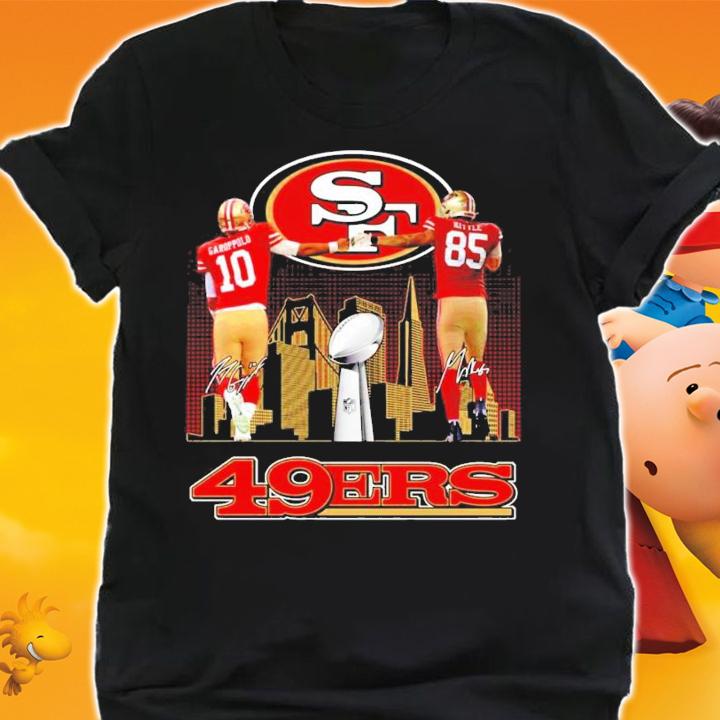 San Francisco 49ERS Jimmy Garoppolo and George Krieger Kittle signature shirt