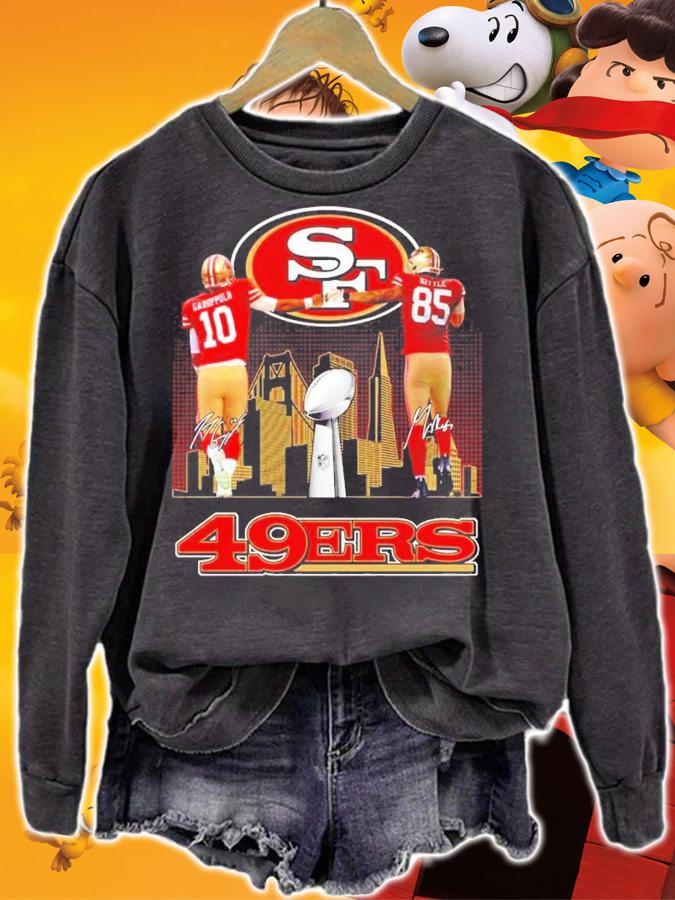 San Francisco 49ERS Jimmy Garoppolo and George Krieger Kittle signature shirt