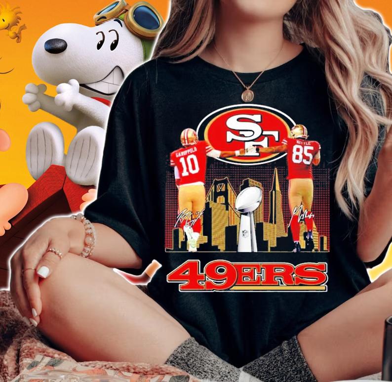 San Francisco 49ERS Jimmy Garoppolo and George Krieger Kittle signature shirt