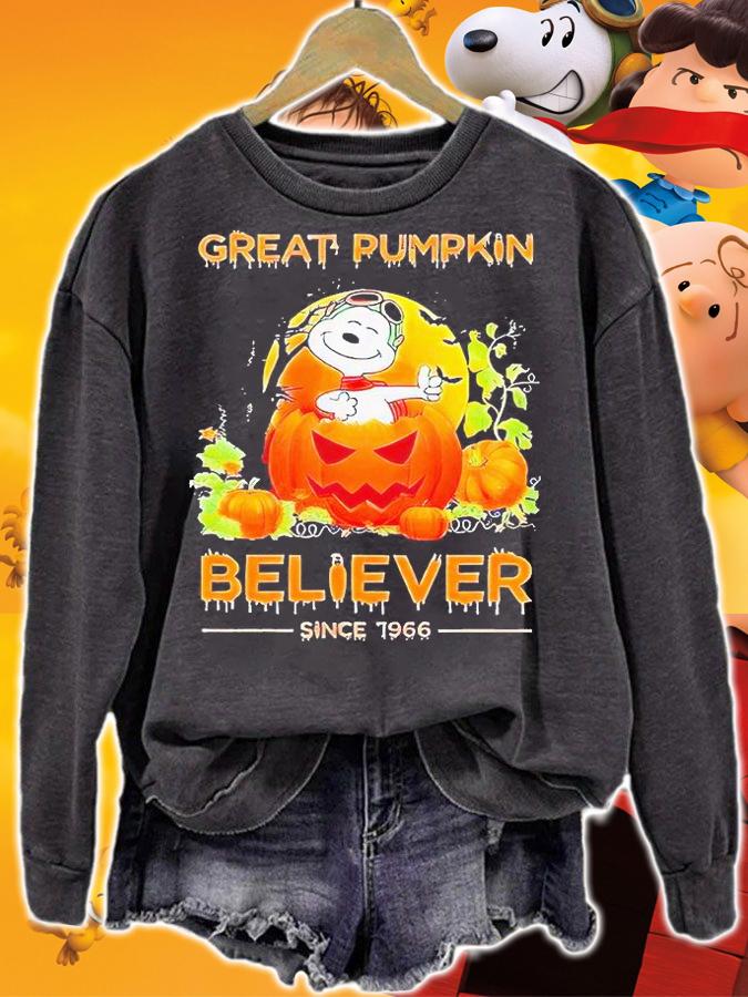 Snoopy great Pumpkin believer since 1966 Halloween T-shirts, hoodie and sweatshirt