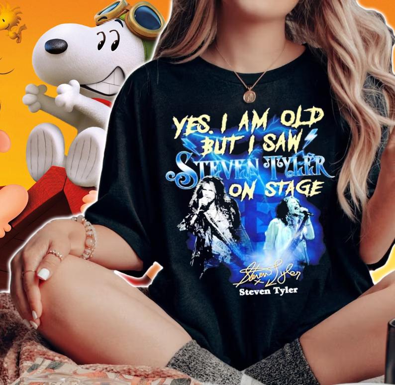 Yes I am old but I saw Steven Tyler on stage shirt